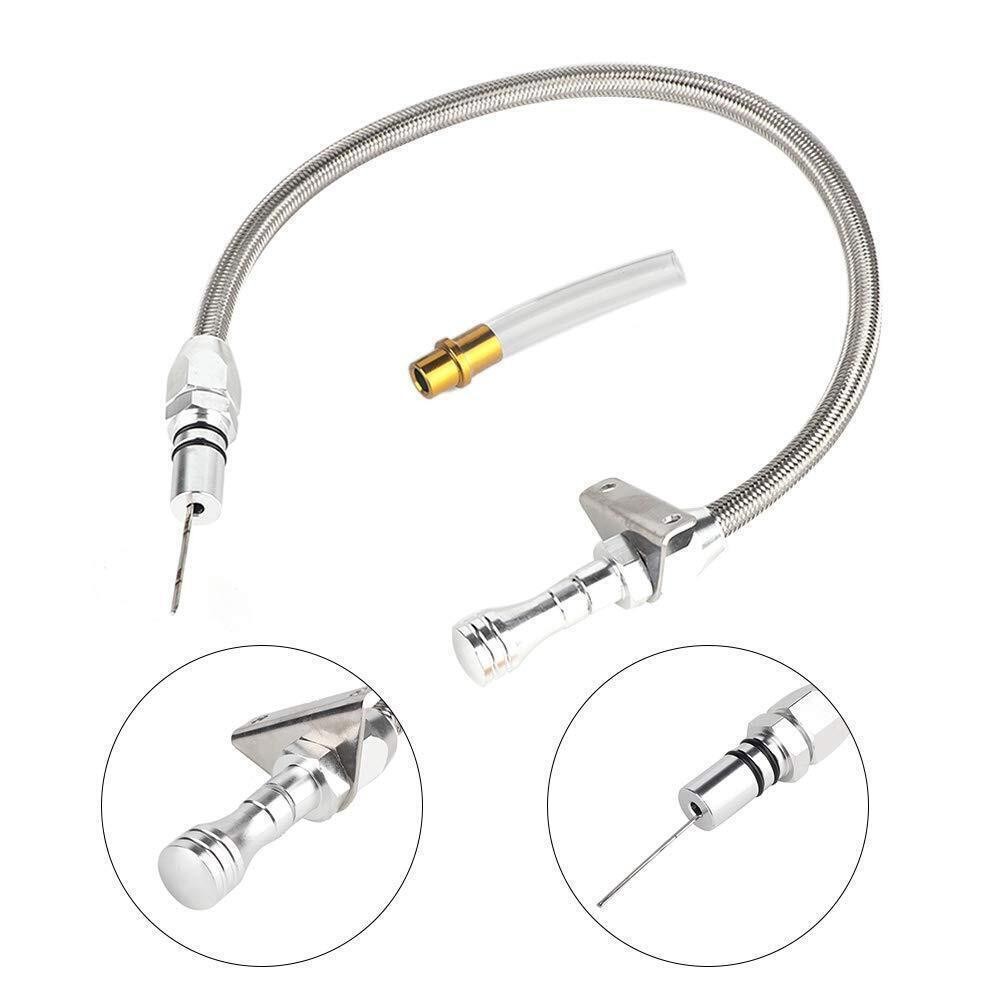 Flexible Stainless Transmission Dipstick For GM Chevy TH350 TH400 Turbo SBC BBC