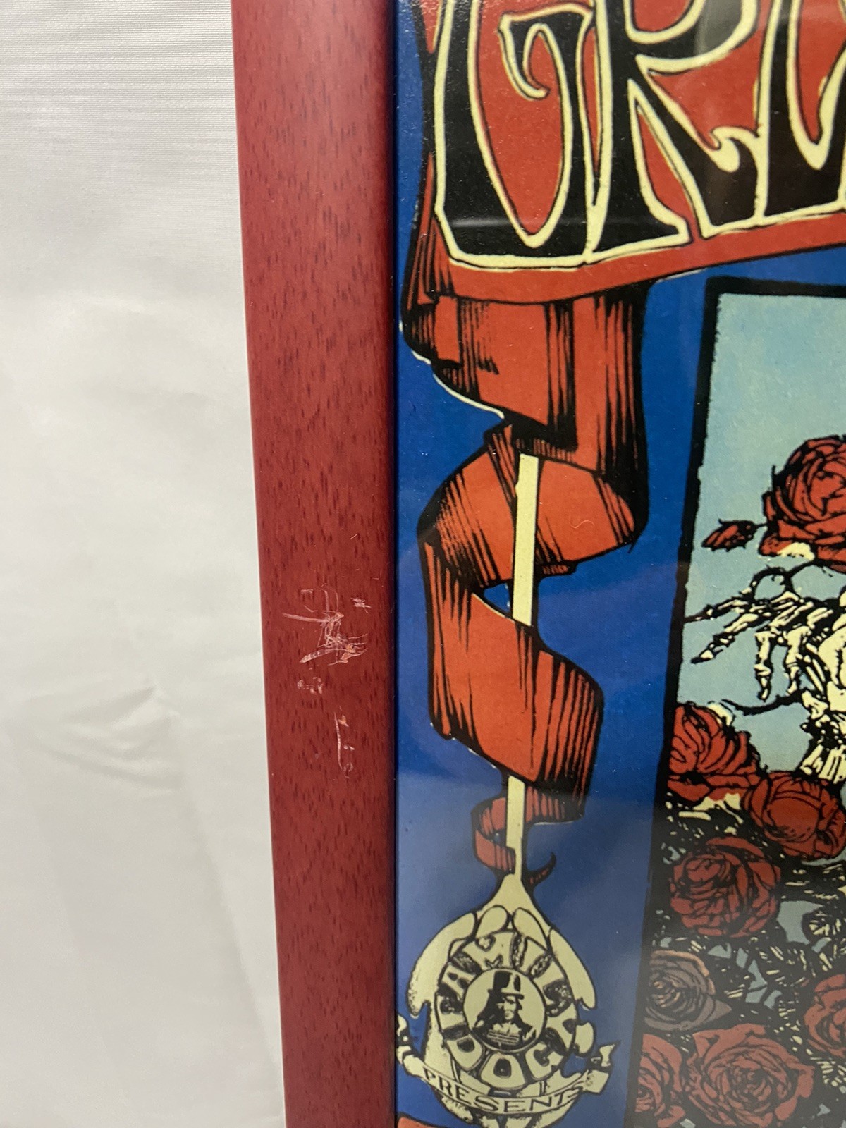 Grateful Dead 1990’s Reprint 17”x11” Concert Poster Framed