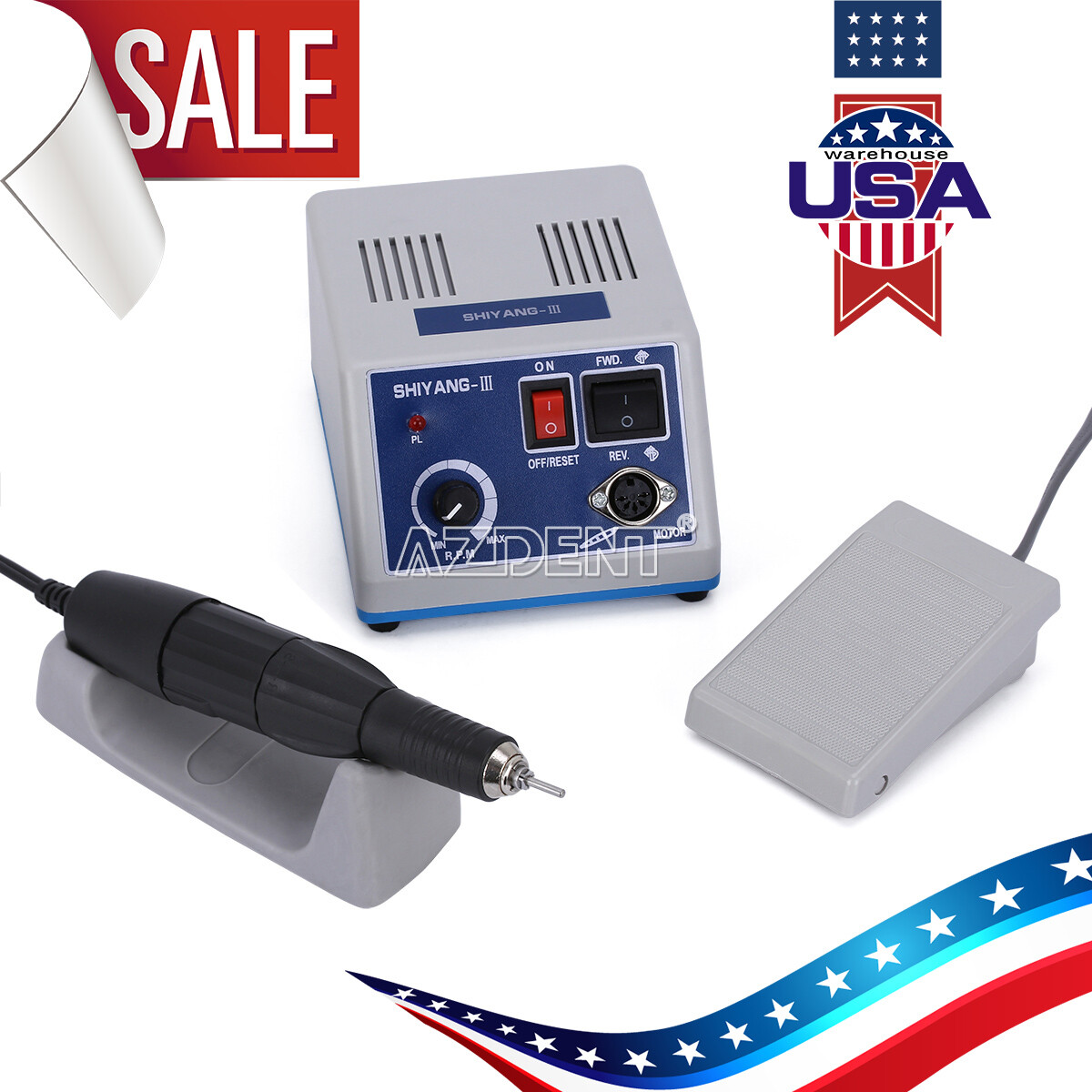 Shiyang Dental Lab Marathon III Micromotor Polishing N3 Unit / 35K RPM Handpiece