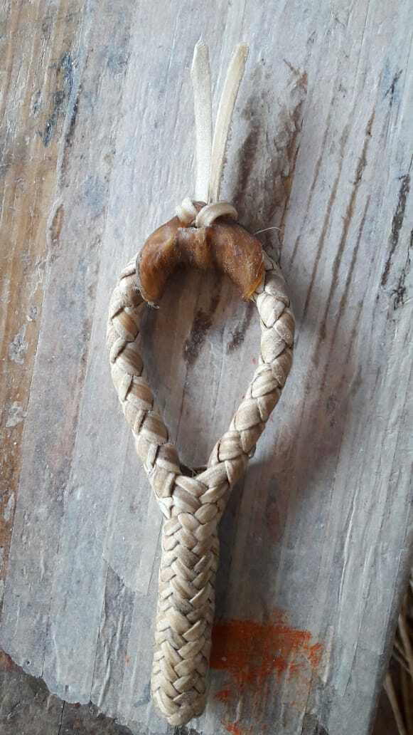 CHARRO ROPE RAWHIDE HONDO, HONDILLA DE CUERO ROSADERA SOGA CHARRA LARIAT LASSO