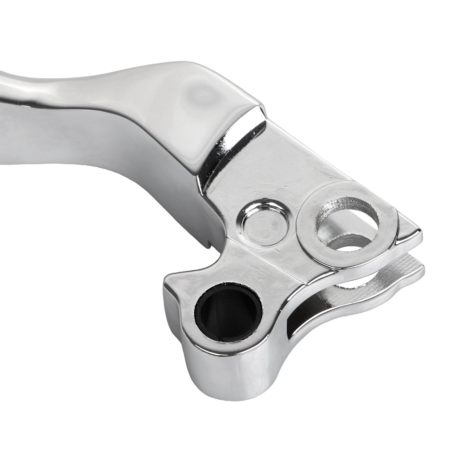 Chrome Shorty Brake Clutch Levers For Harley Softail Dyna Road King EFI FLHRI