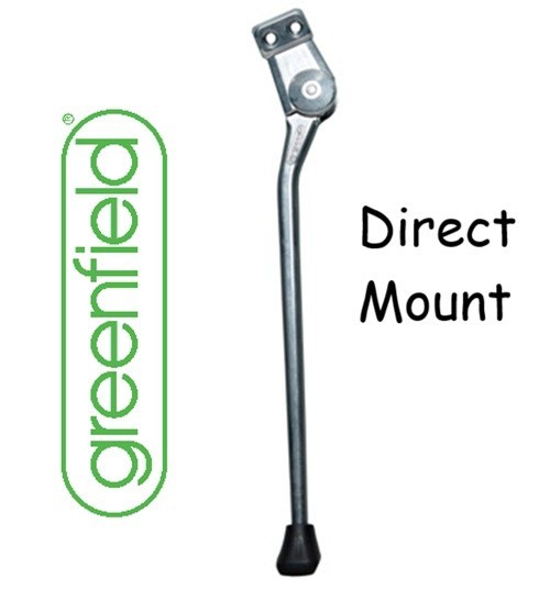 KICKSTAND GREENFIELD RR DIRECT MOUNT 18mm ALY 330mm Bolts included Silver