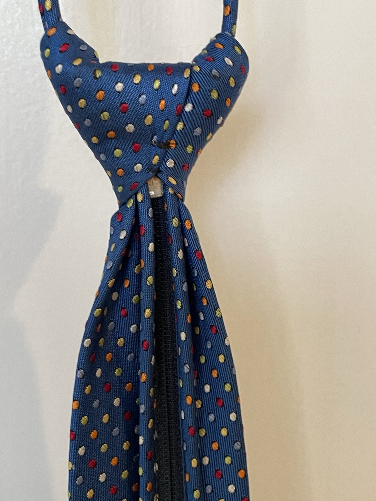 Lot (3) Boy’s 100% Silk Ties DC Batman, DC Superman, Talbots Tie Zipper Pre-tied