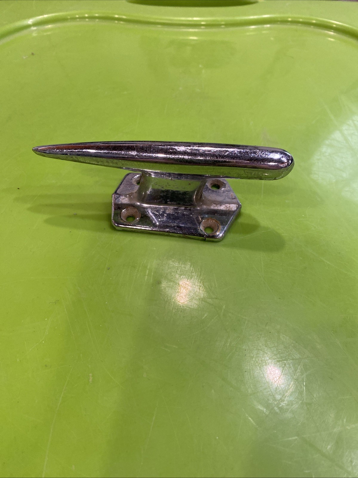 Vintage 5” Torpedo Chrome Marine Deck Cleat