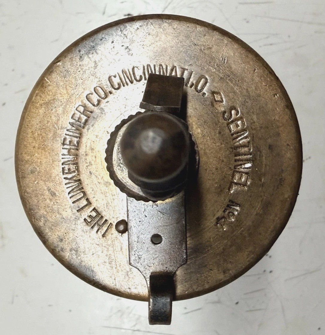 LUNKENHEIMER No. 4 SENTINEL BRASS Oiler Hit Miss Gas Engine Antique OLD STYLE
