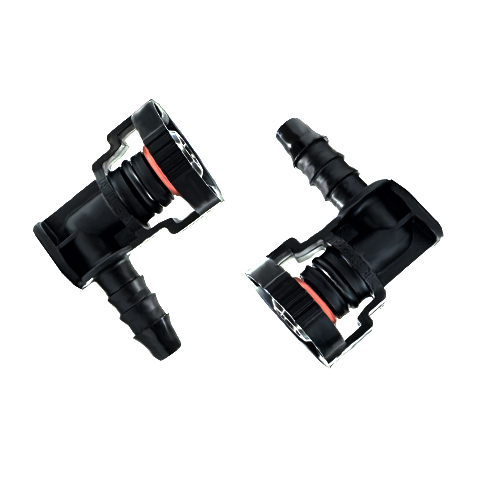 2 × For Ducati Gas Fuel Line Hose Fitting Quick Release Disconnect Coupling Set