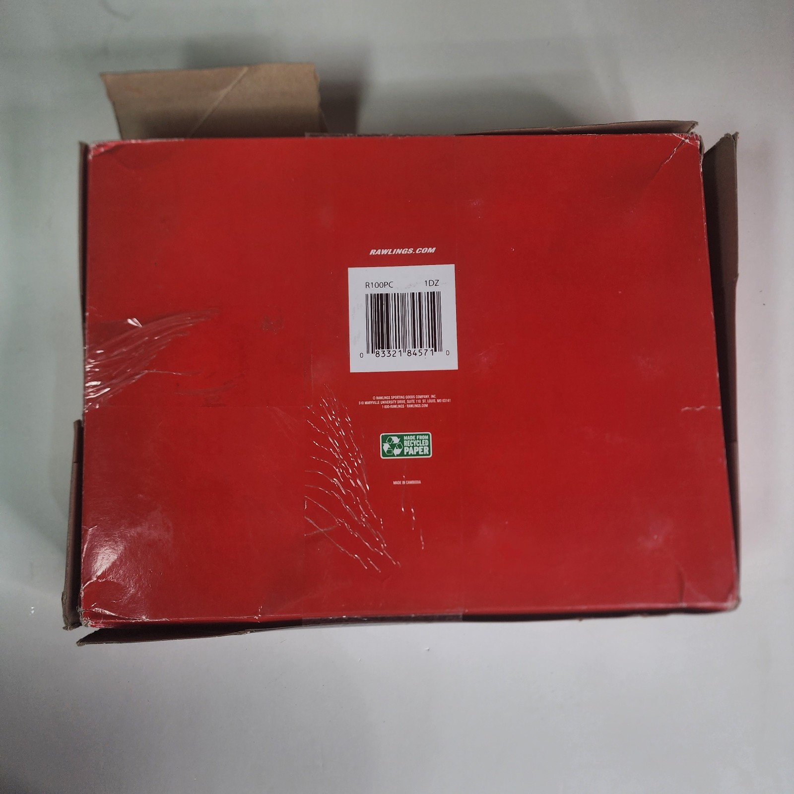 Rawlings R100PC Official Baseballs Dozen (12) New in Bags – Open Box