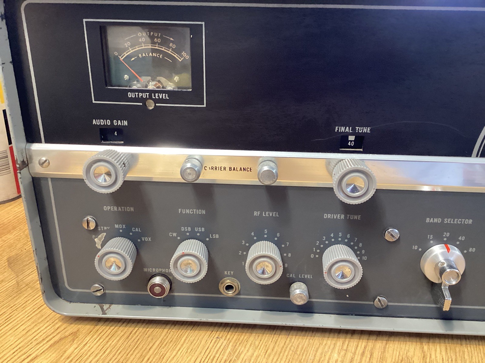 DEFECTIVE Hallicrafters HT37 Ham Radio Transmitter Vintage G3D