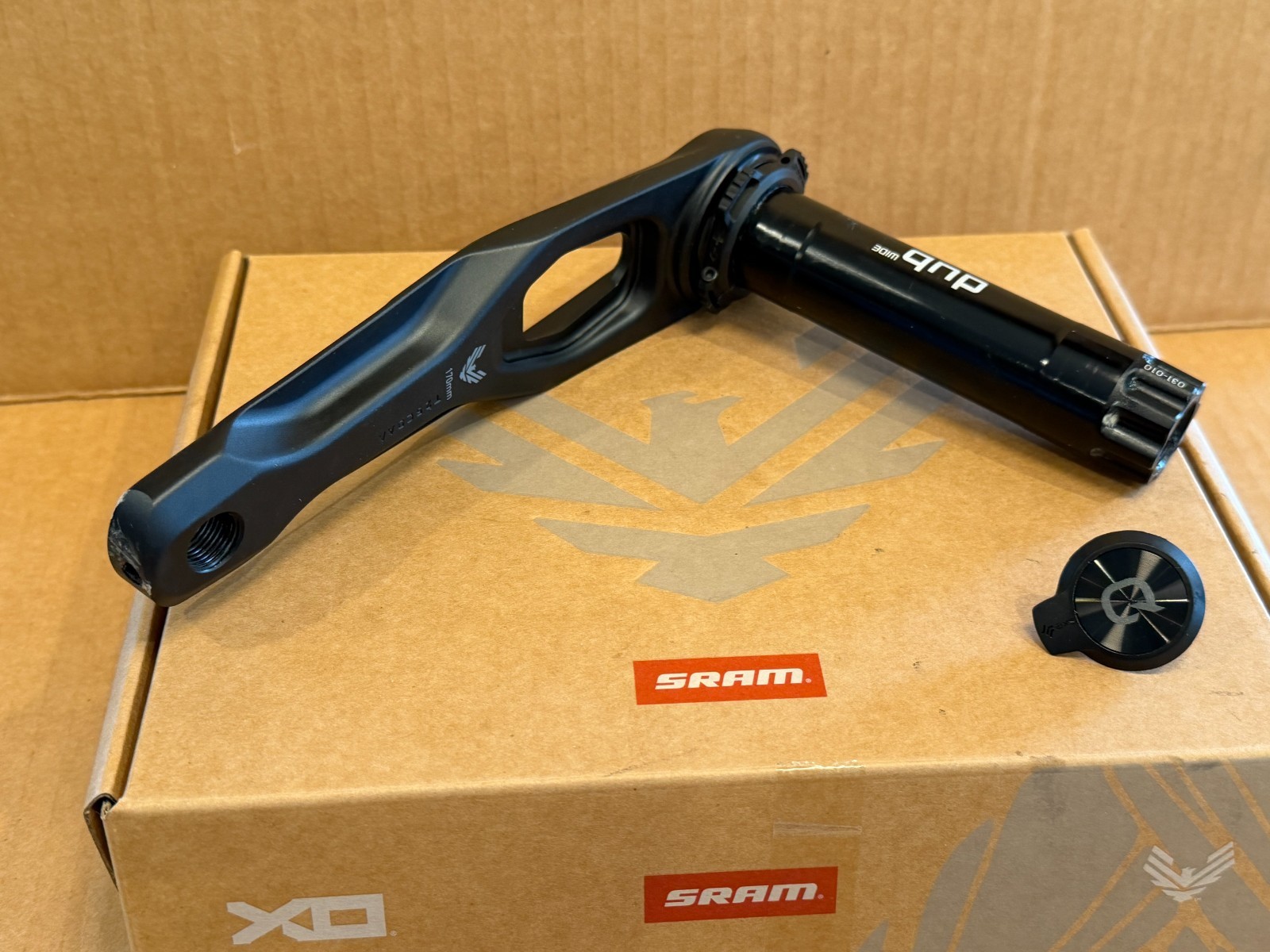 SRAM X0 Eagle AXS Dub Wide Transmission Left Arm Spindle Power Meter 170mm