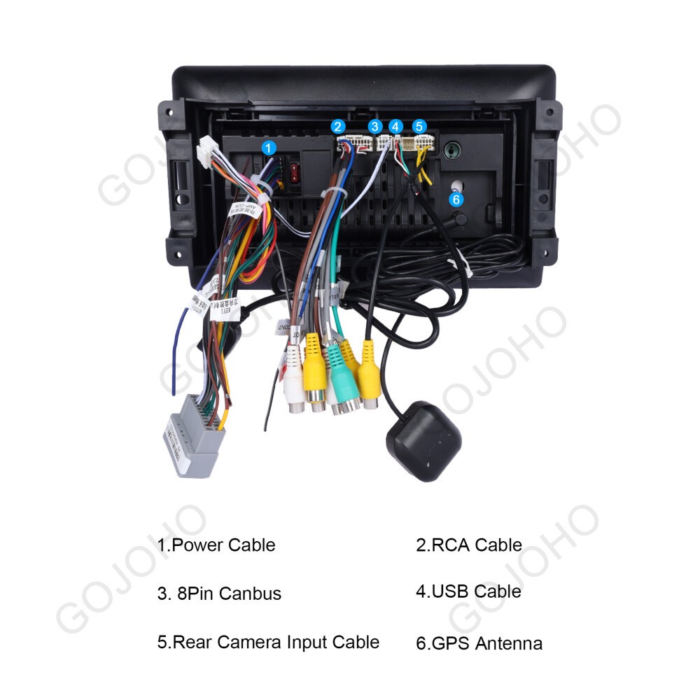 10.1'' Carplay For Dodge RAM 1500 2500 2009-2012 Android 13 Car Radio GPS Stereo