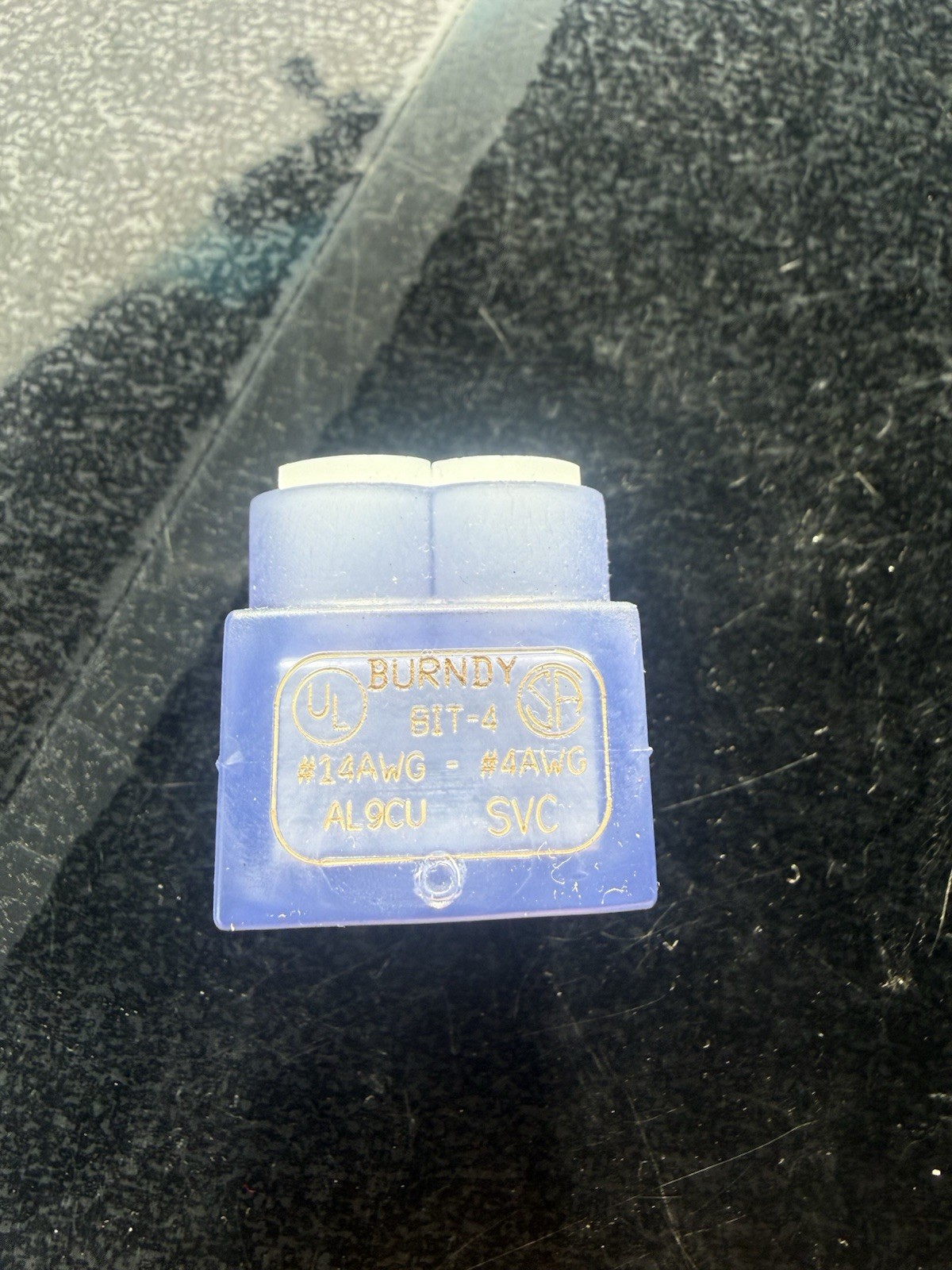 (15 PACK) Burndy AL9CU Bit-4 Insulated Wire Connector #14AWG-#4AWG. 600 Volts