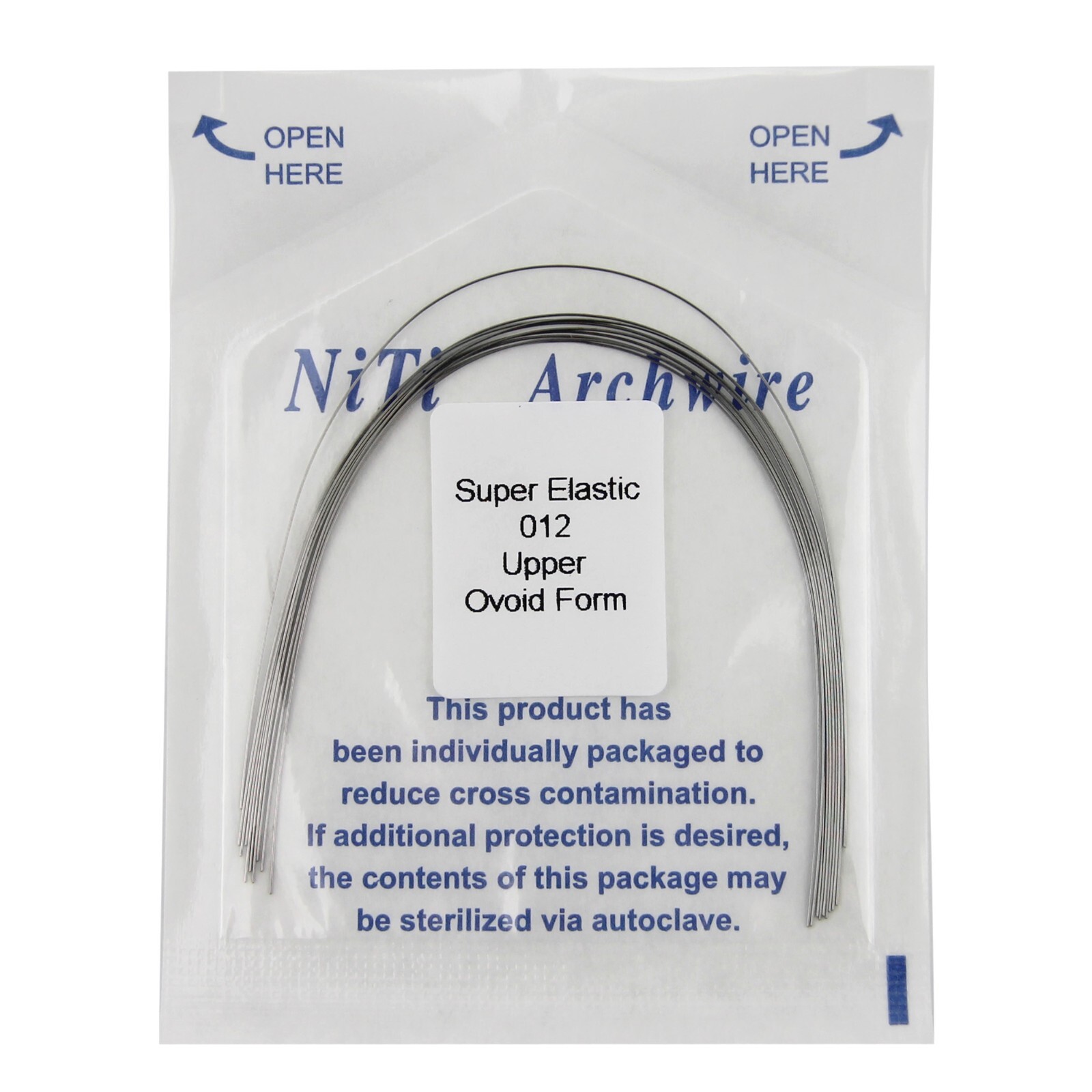 100pcs Dental Orthodontic Arch Wires Niti Rectangular Round Arcos de Ortodoncia