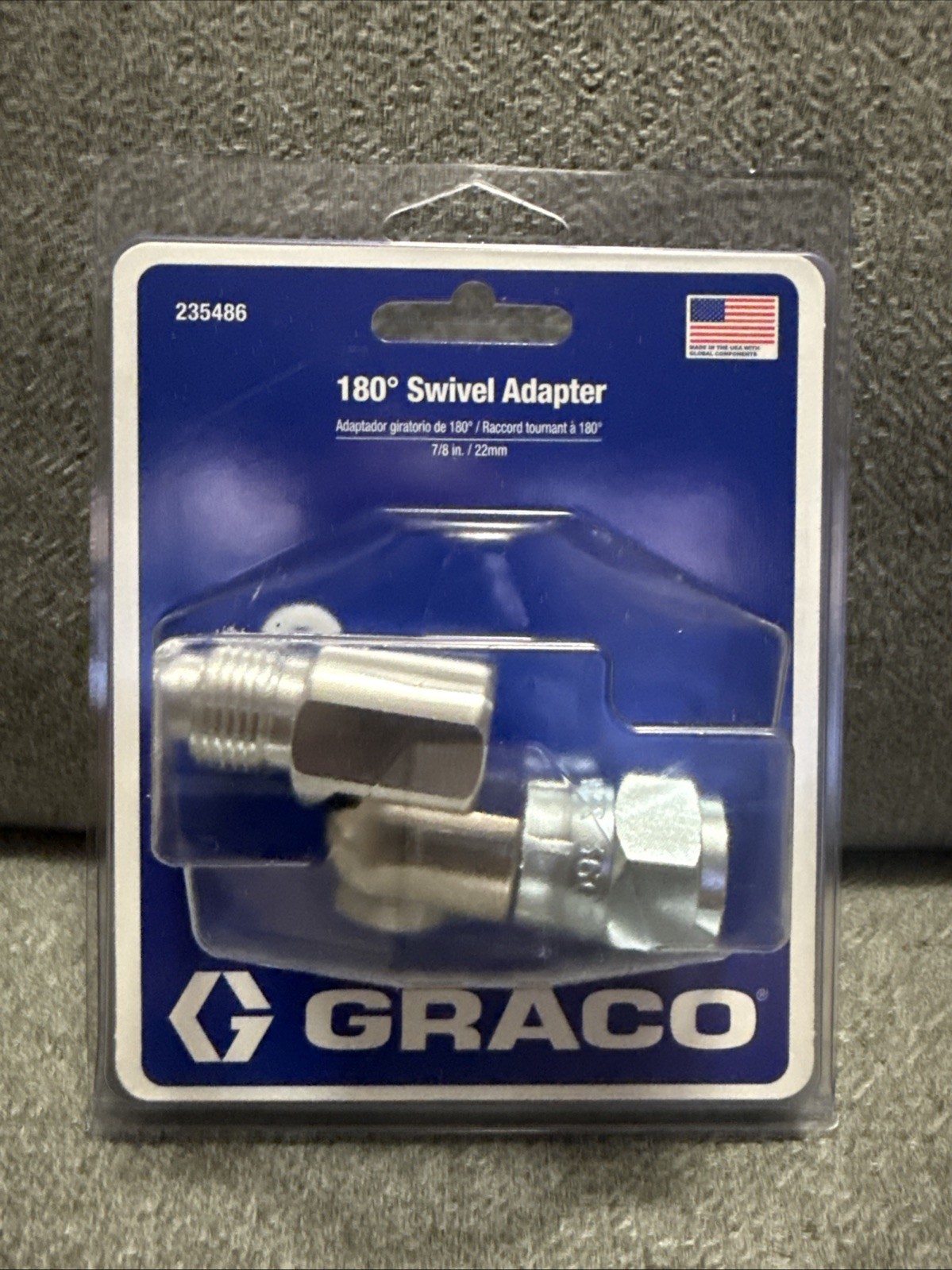 Brand New Graco 180 Degree Swivel Adapter 235486