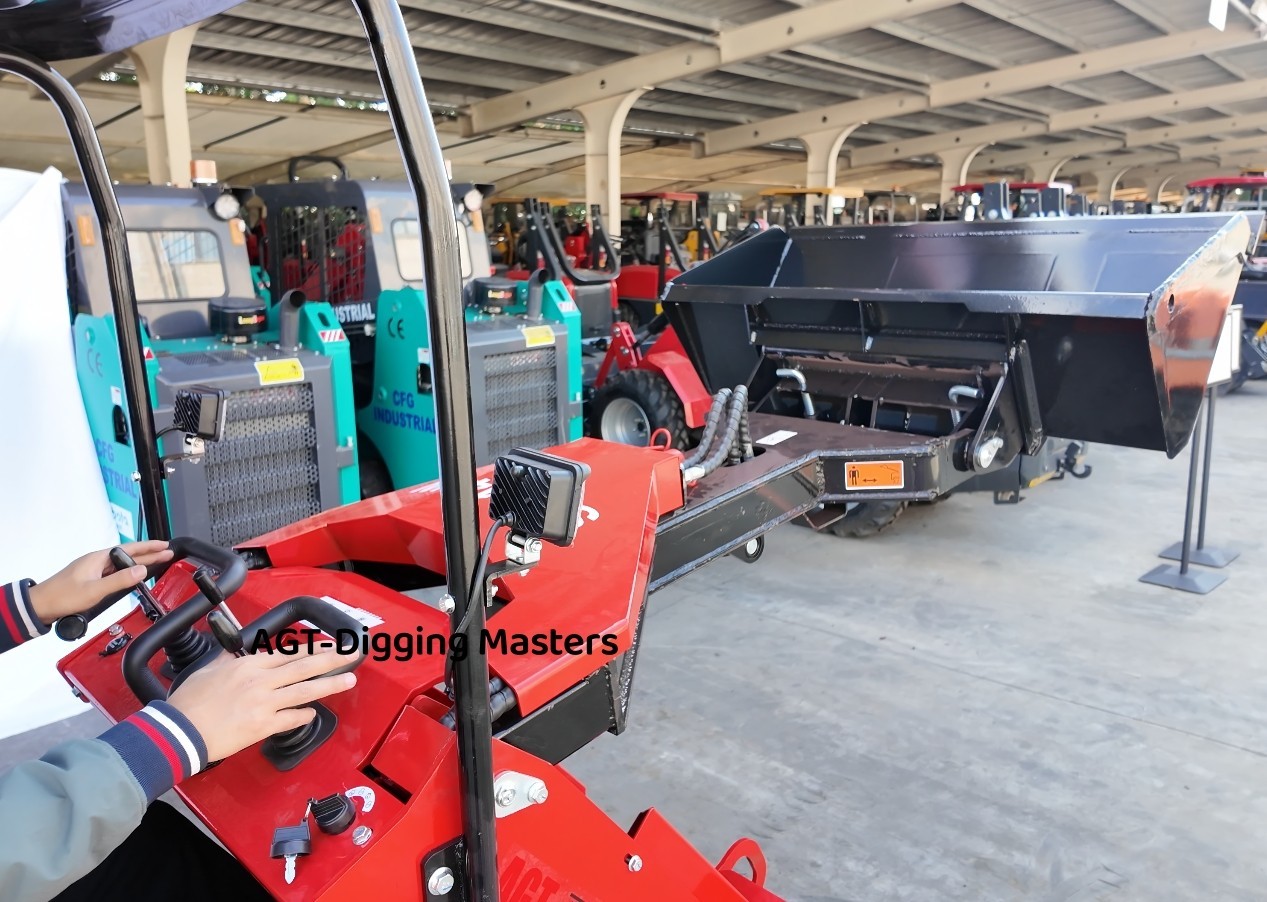 Ride on AGT 0.8 Ton Mini Skid Steer Loader with Zongshen Engine