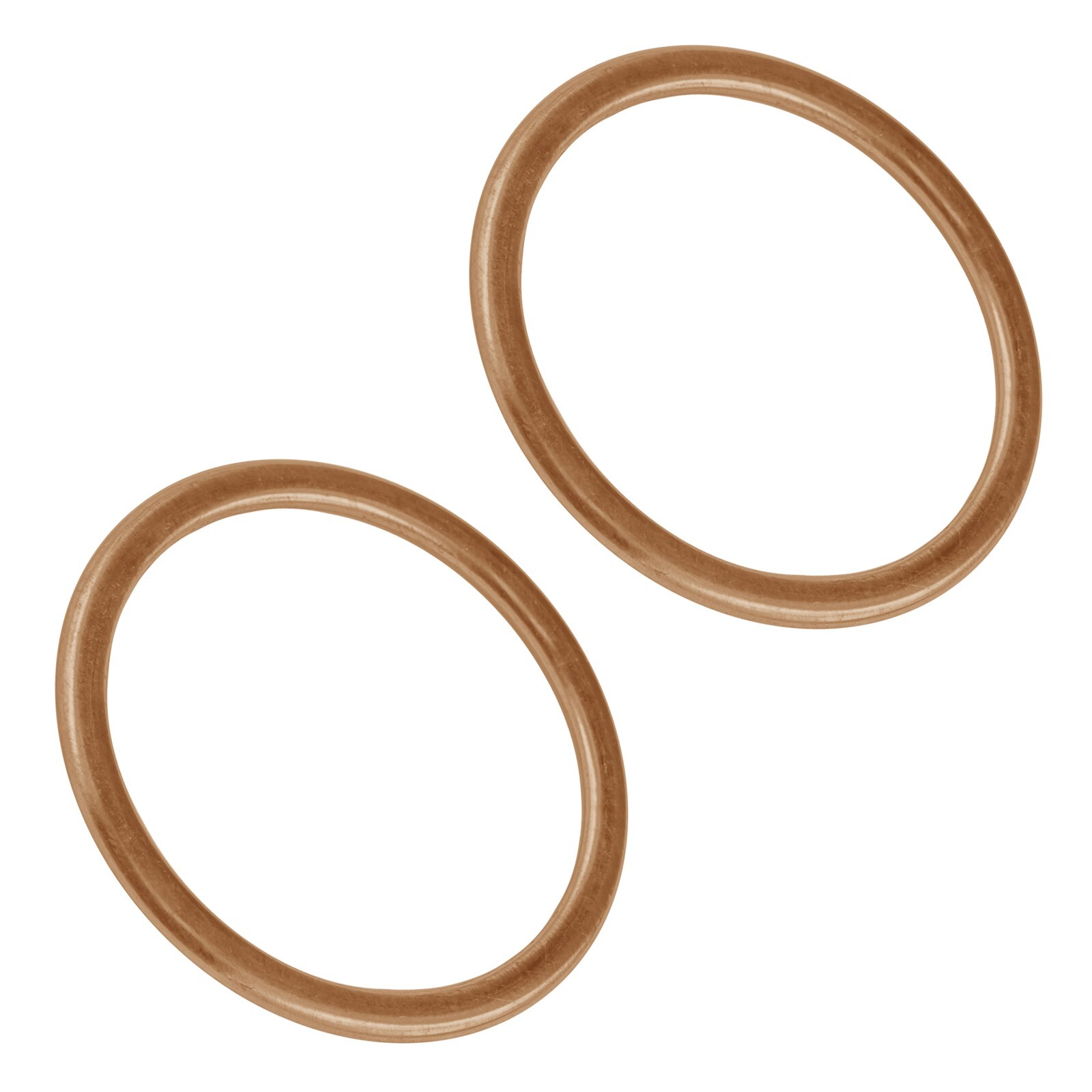 2x Caltric Exhaust Pipe Gasket For Honda Shadow Sabre 1100 VT1100C2 2000-2007