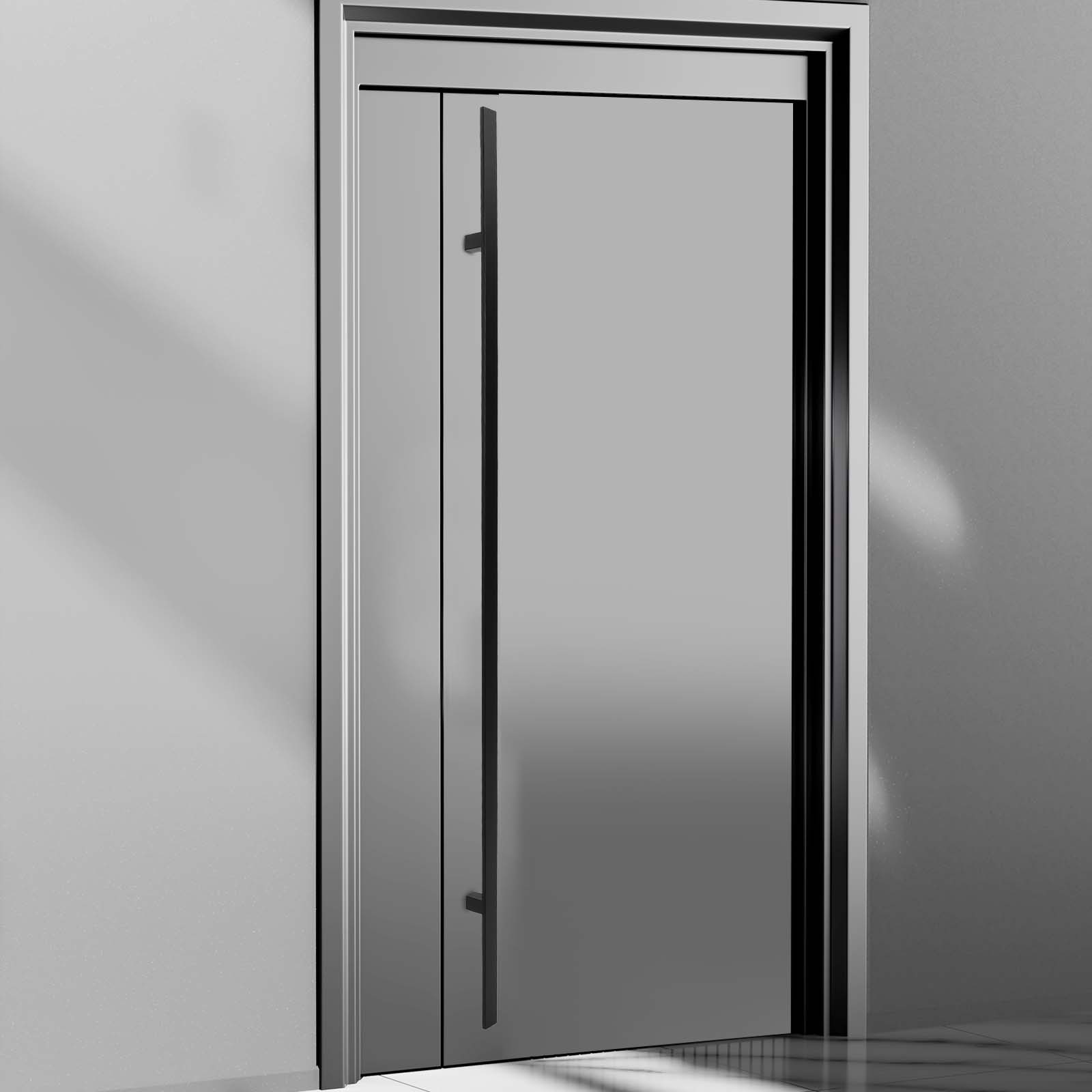 Dual Sided Push Pull Door Handle H-Shaped Stainless Handle Sliding Door Handle