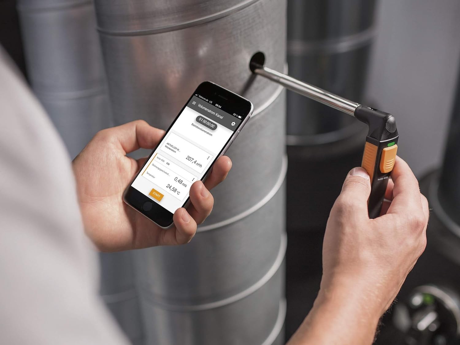 Testo 605i Thermohygrometer Temperature & Humidity Measurement w/ Bluetooth