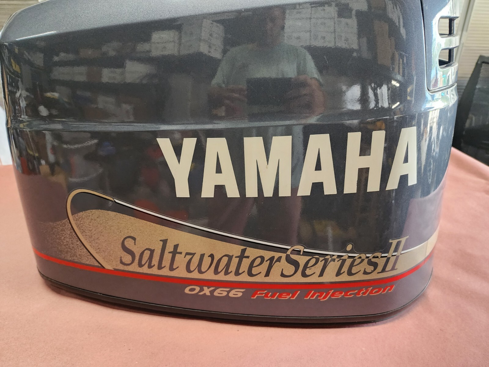 YAMAHA TOP COWLING ASSY, 67H-42610-00-4D, 2002 200HP OX66 2.6L, 83EP-46