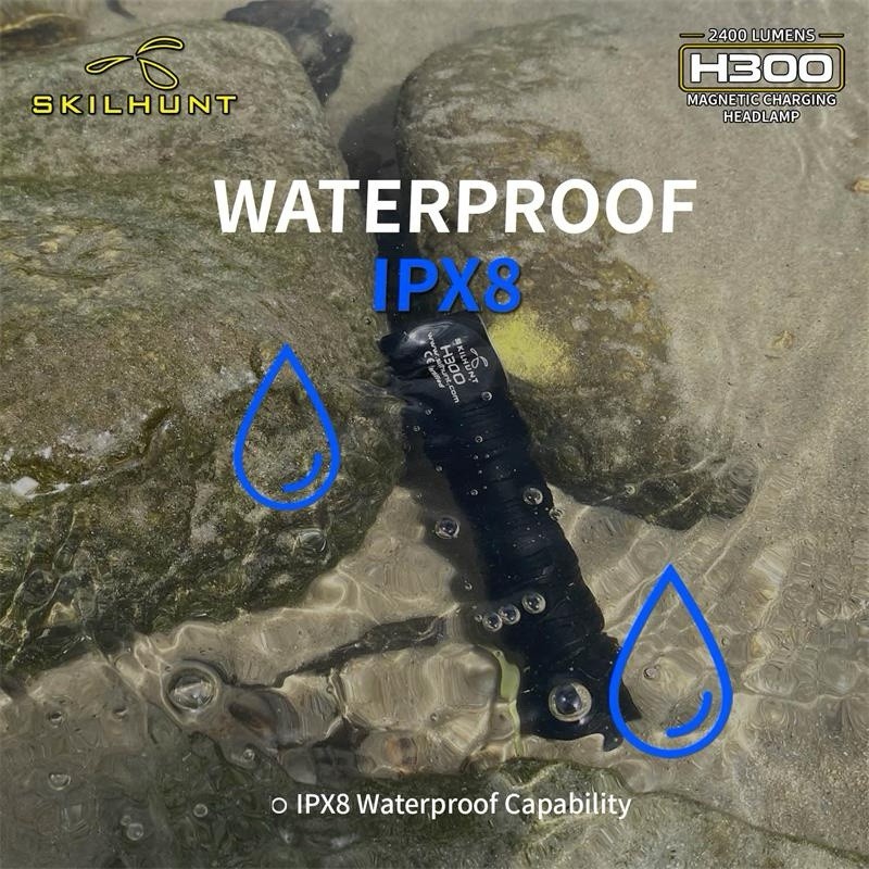 Skilhunt H300 Headlamp Right Angle 4500K 90 CRI Nichia