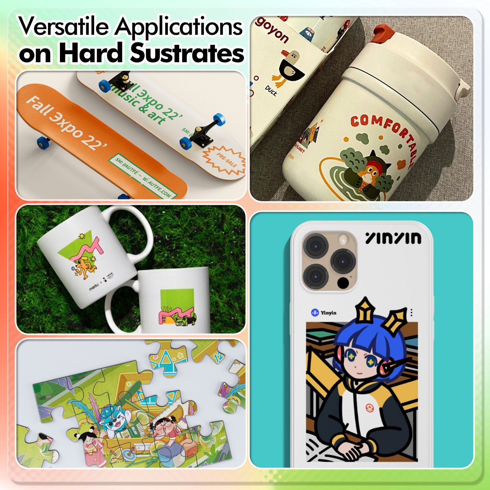 Bundle Kit 125g A-SUB Sublimation Paper 8.5x11 + Koala Sublimation Ink Inkjet