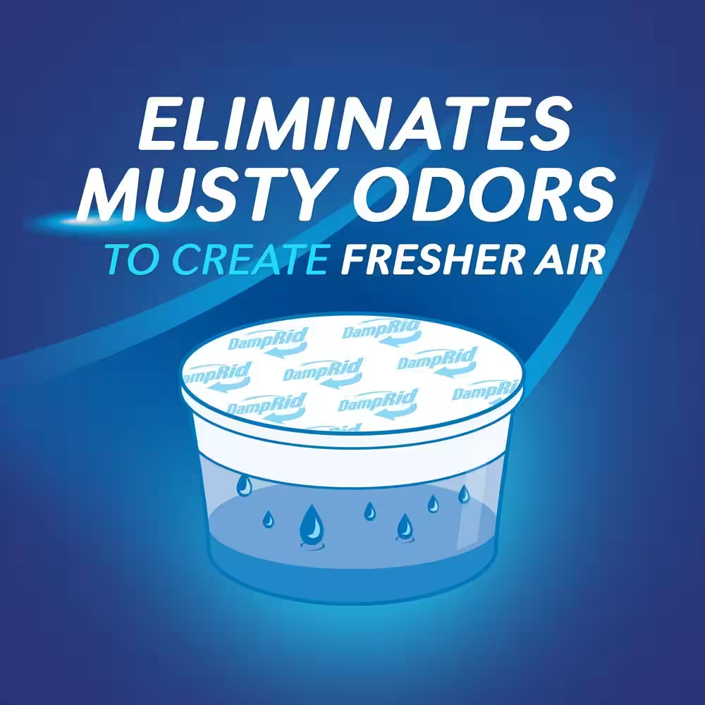 NEW DampRid 2 Lb. 15.5 Oz. Moisture Absorber Hi-Capacity Bucket Fragrance Free