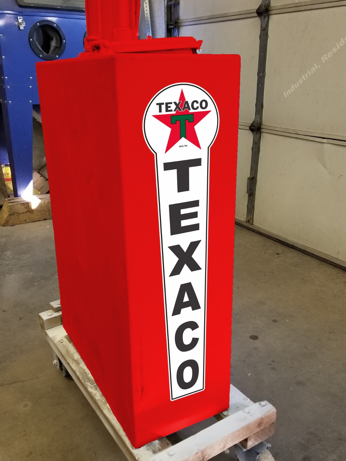 25" X 6" Texaco Gas Oil Vinyl Decal Lubester Sides Oil Pump Lubster Restoration