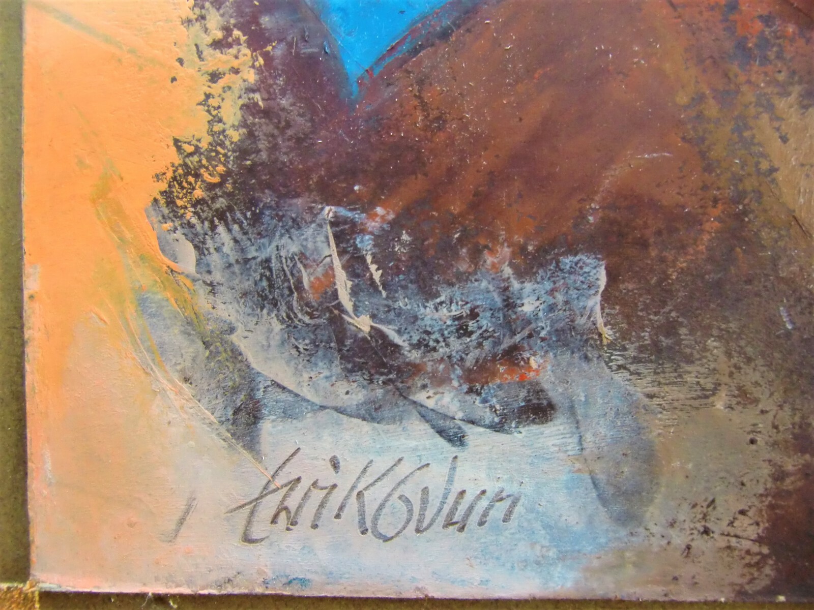 Rudolf Eriksdun (1904-1982) "Still Life Iris" Flowers (50 x 70cm) RARE! #119