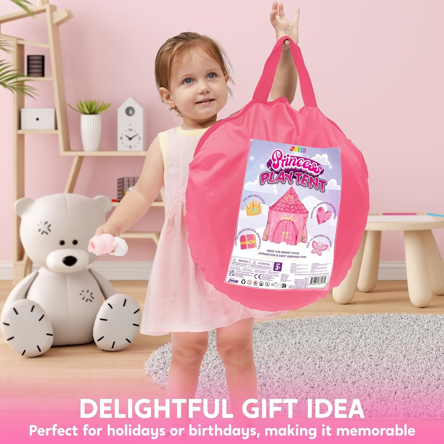 Princess Tent Girls Large Playhouse Kids Castle Play Tent for Children