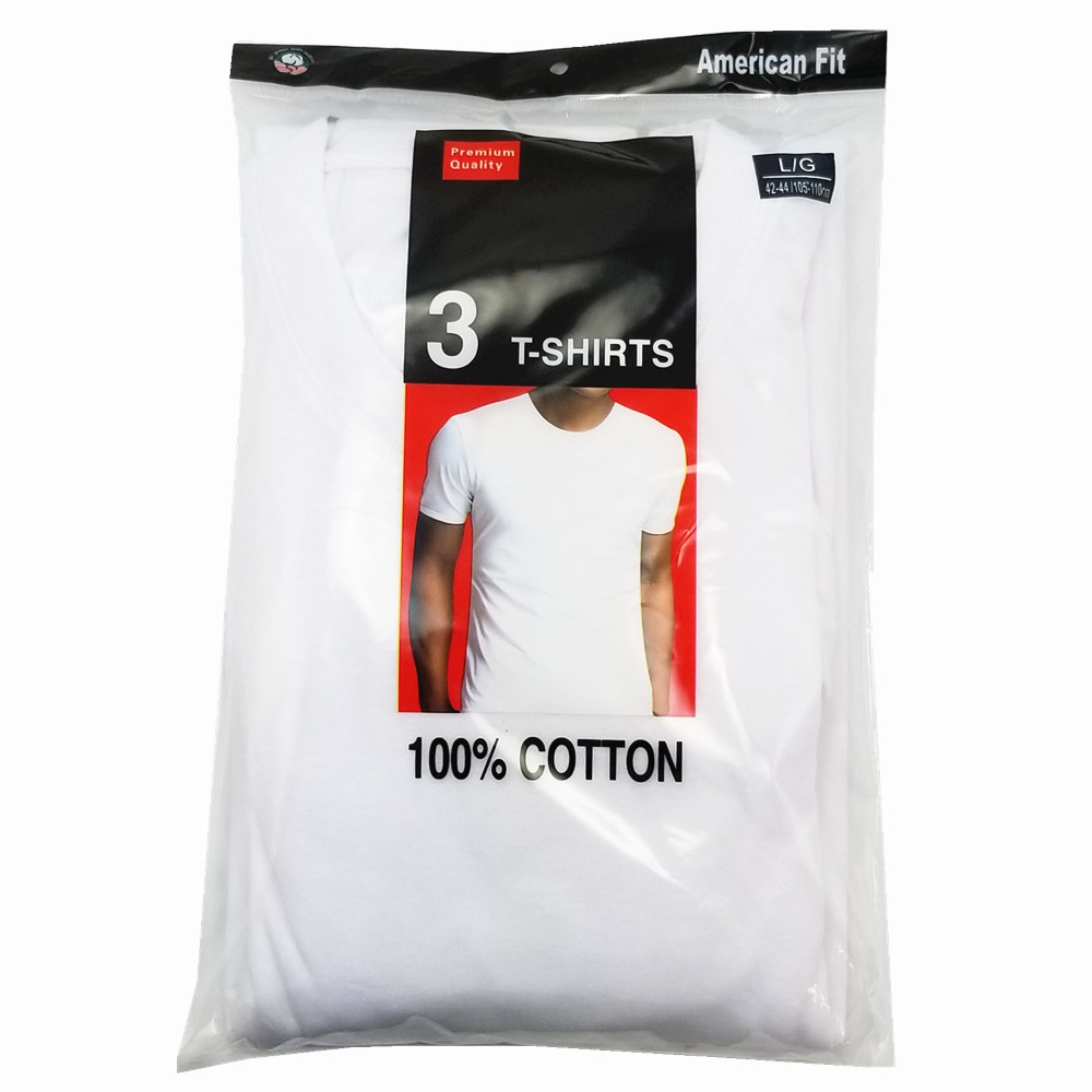 New 3-12 Pack Men's 100% Cotton Tagless T-Shirt Undershirt Tee Plain White S-XL