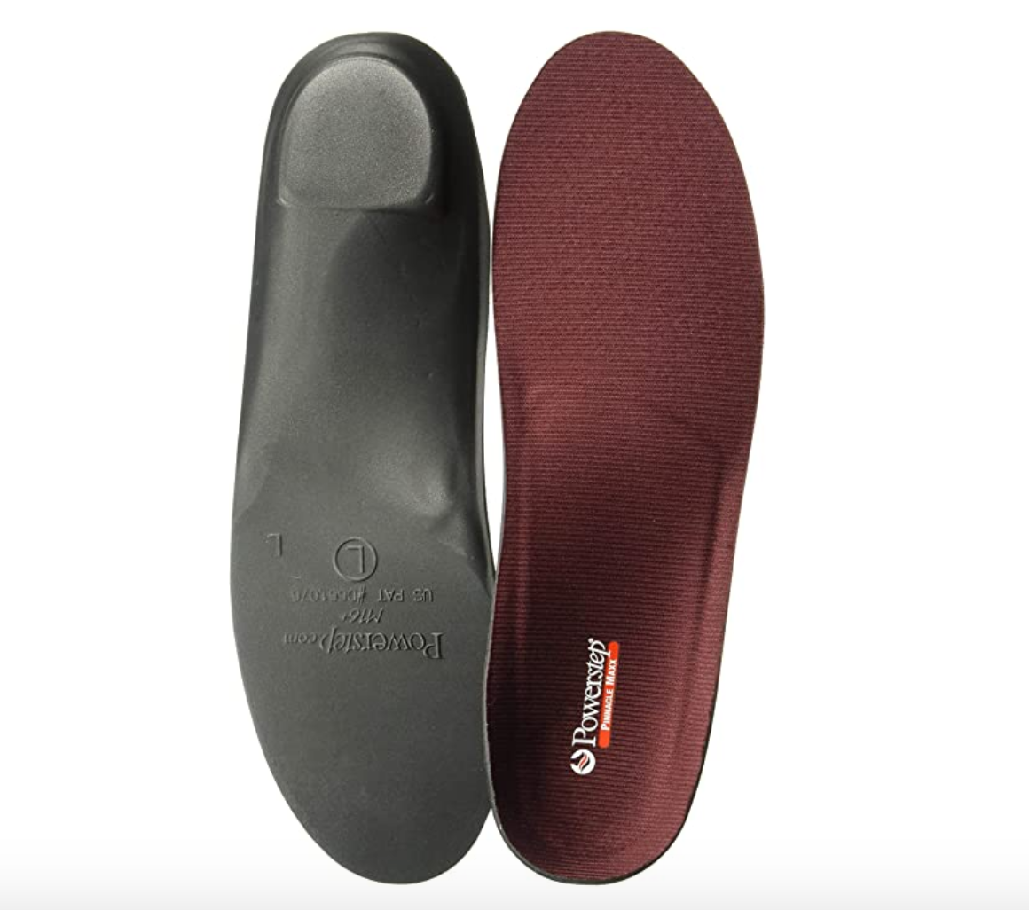 Powerstep Full Length Orthotics Arch Heel Support Insole