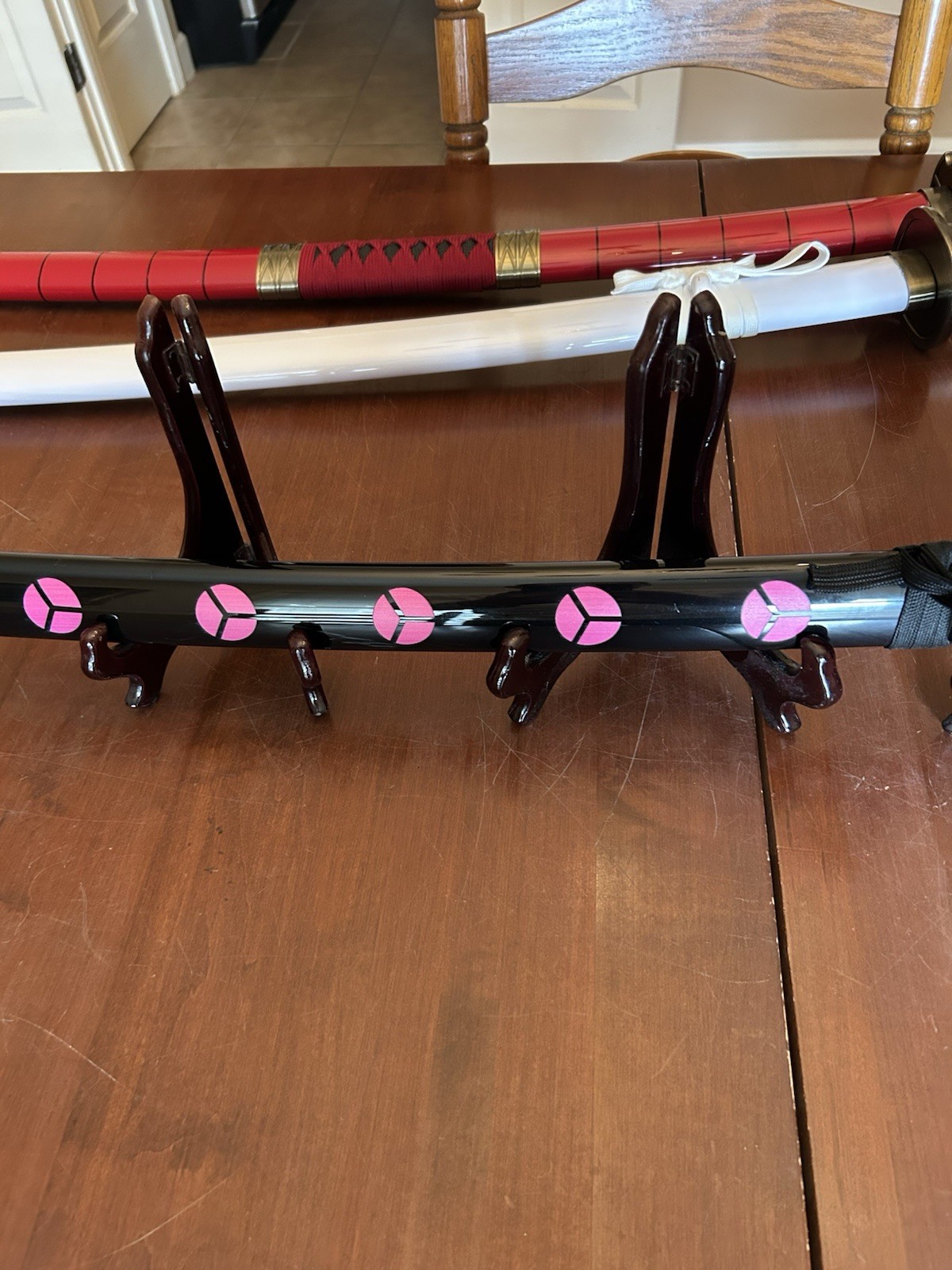 Set 3 - One Piece Japanese Anime Samuri Cosplay Swords