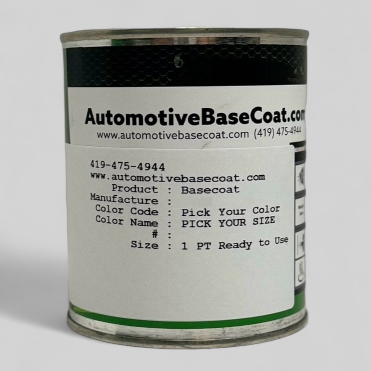 CADILLAC - WA810T ASHEN GRAY BASECOAT PAINT (PICK SIZE PINT, QUART OR GALLON)