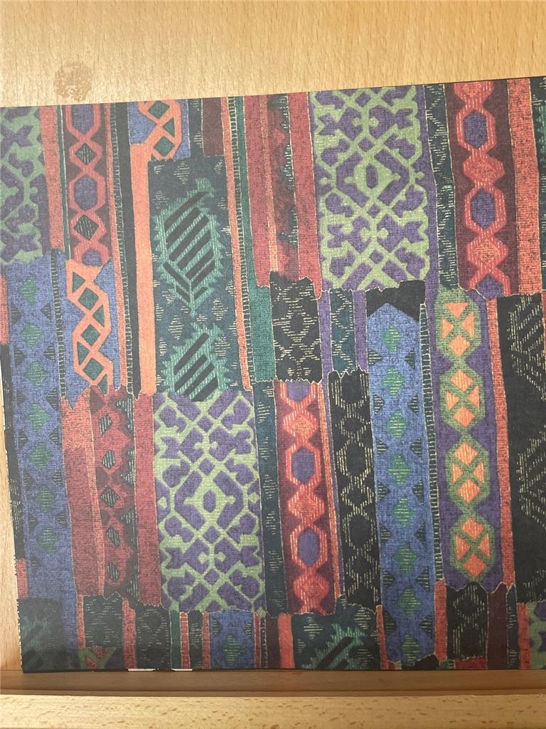 NEW LOT 1 OF VINTAGE RUSTY PICKLE PAPER 12 X12" 18 SHEETS single sided