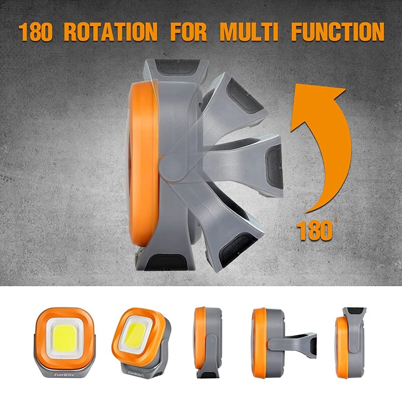 EverBrite Rechargeable Work Light Portable Magnetic Led Super Bright 1000 Lumen