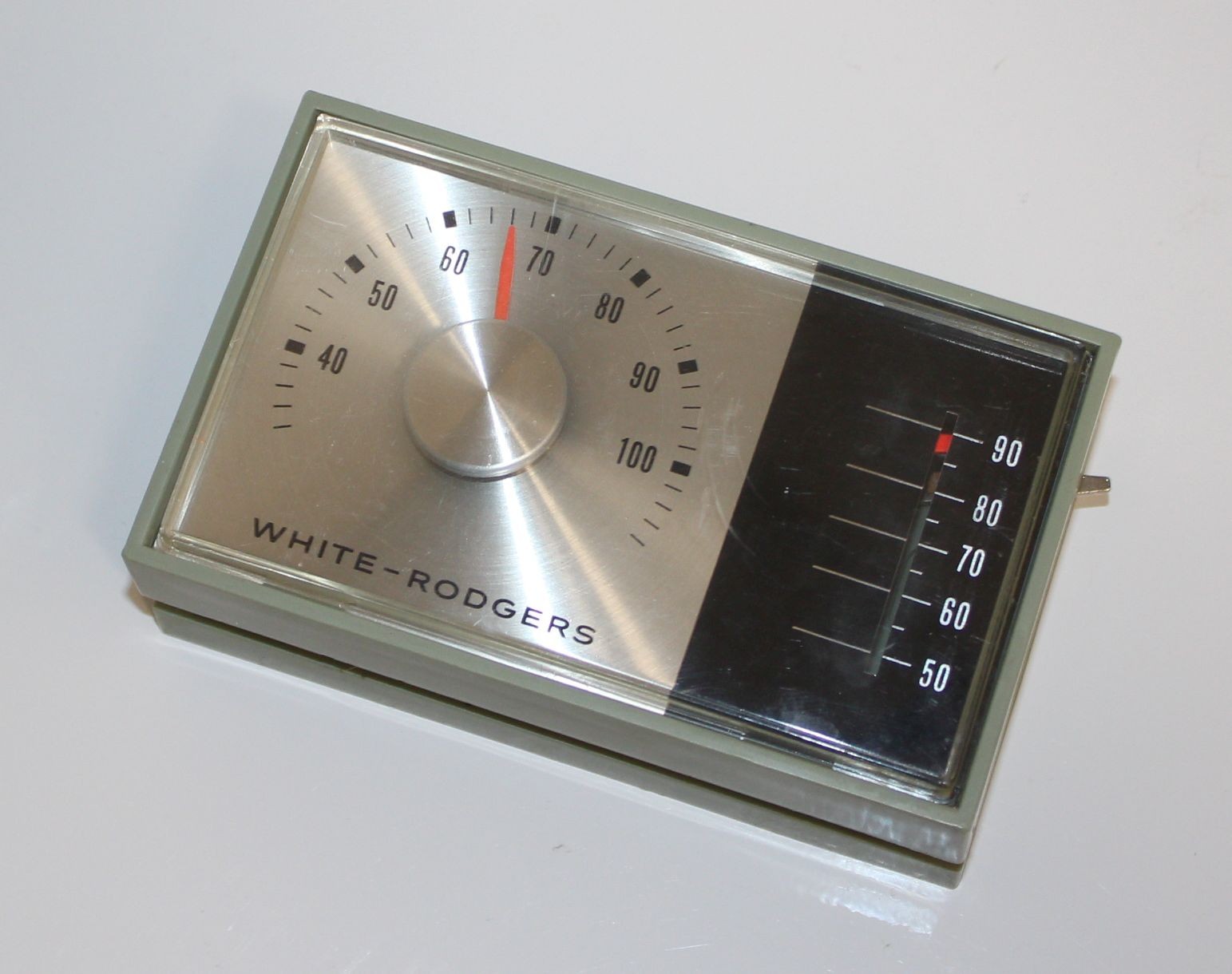 Vintage White-Rodgers Standard Manual Mechanical Thermostat - Free Shipping
