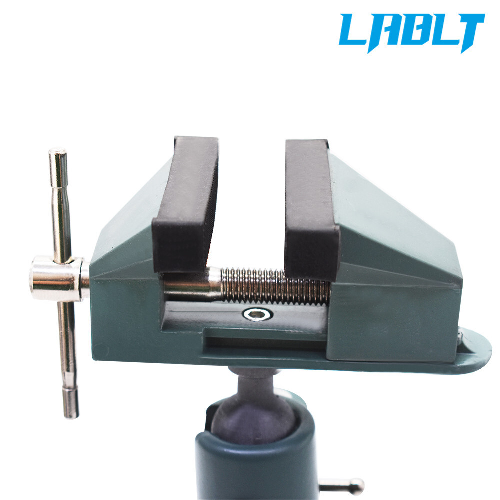 LABLT 3" Universal Table Vise Aluminum Swivel 360° Rotating for Holding Parts