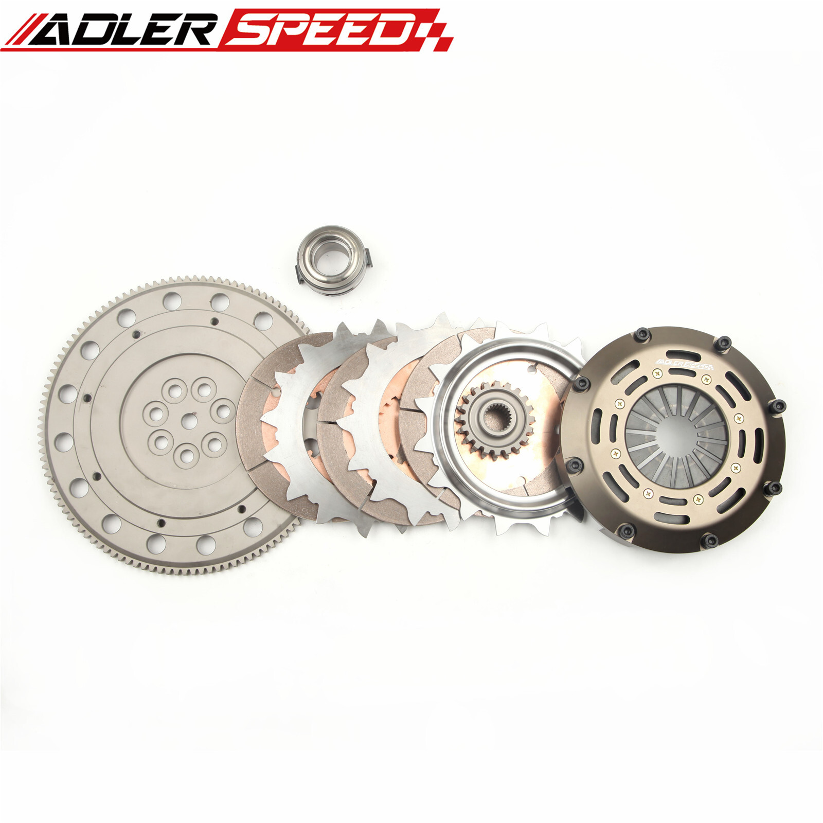 ADLERSPEED Race Triple Disc Clutch For Mitsubishi Lancer Evo 4 5 6 7 8 9 Medium