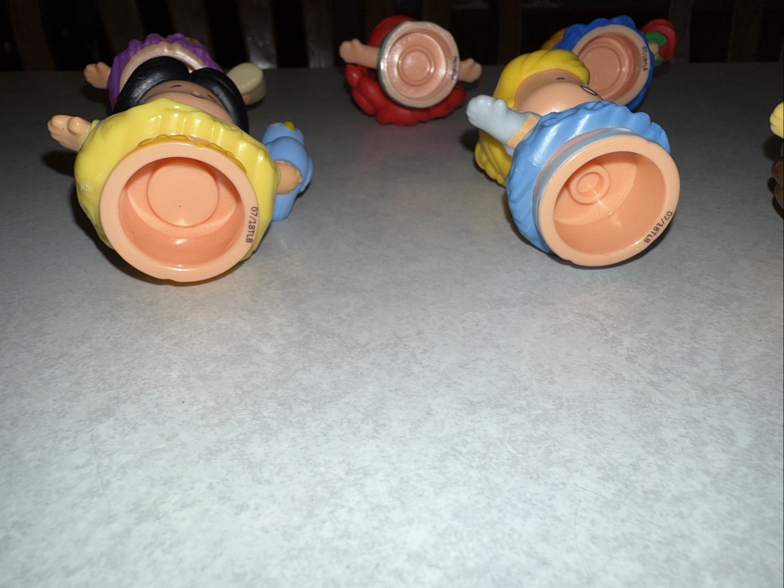 7 Little People Disney Princesses, Very Nice Condition