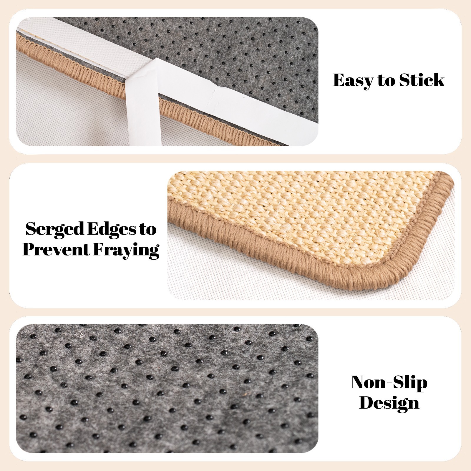 Cat Scratcher Mat, 23.6 X 15.7 Inch Sisal Cat Scratch Pad, Furniture Protection