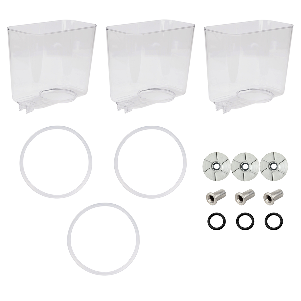Crathco Replacement Bowls Plus Triple Bowl D Series Maintenance Parts Kit