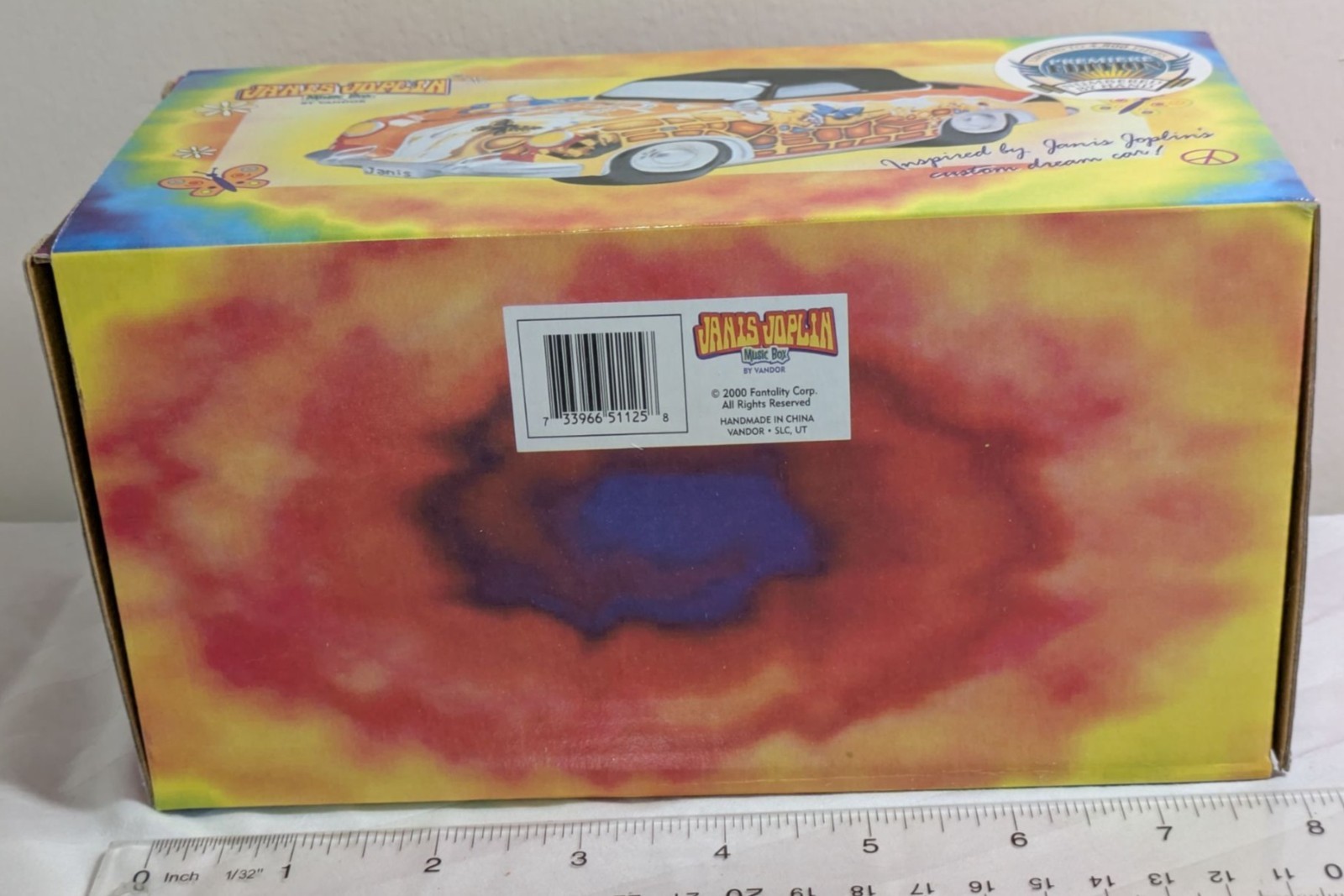Janis Joplin 1964 356 Porsche Cabriolet Music Box Jar Tune Mercedes Benz Ceramic