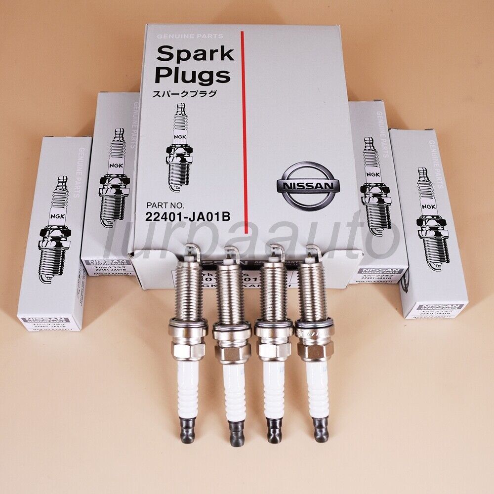 4x NGK Iridium Spark Plugs 22401-JA01B For Altima Rogue Sentra DILKAR6A11