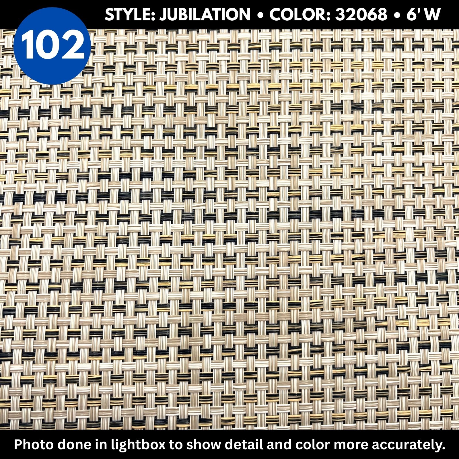 Woven Vinyl Flooring | Samples - 4.5" X 4.5" - Sample 95-108