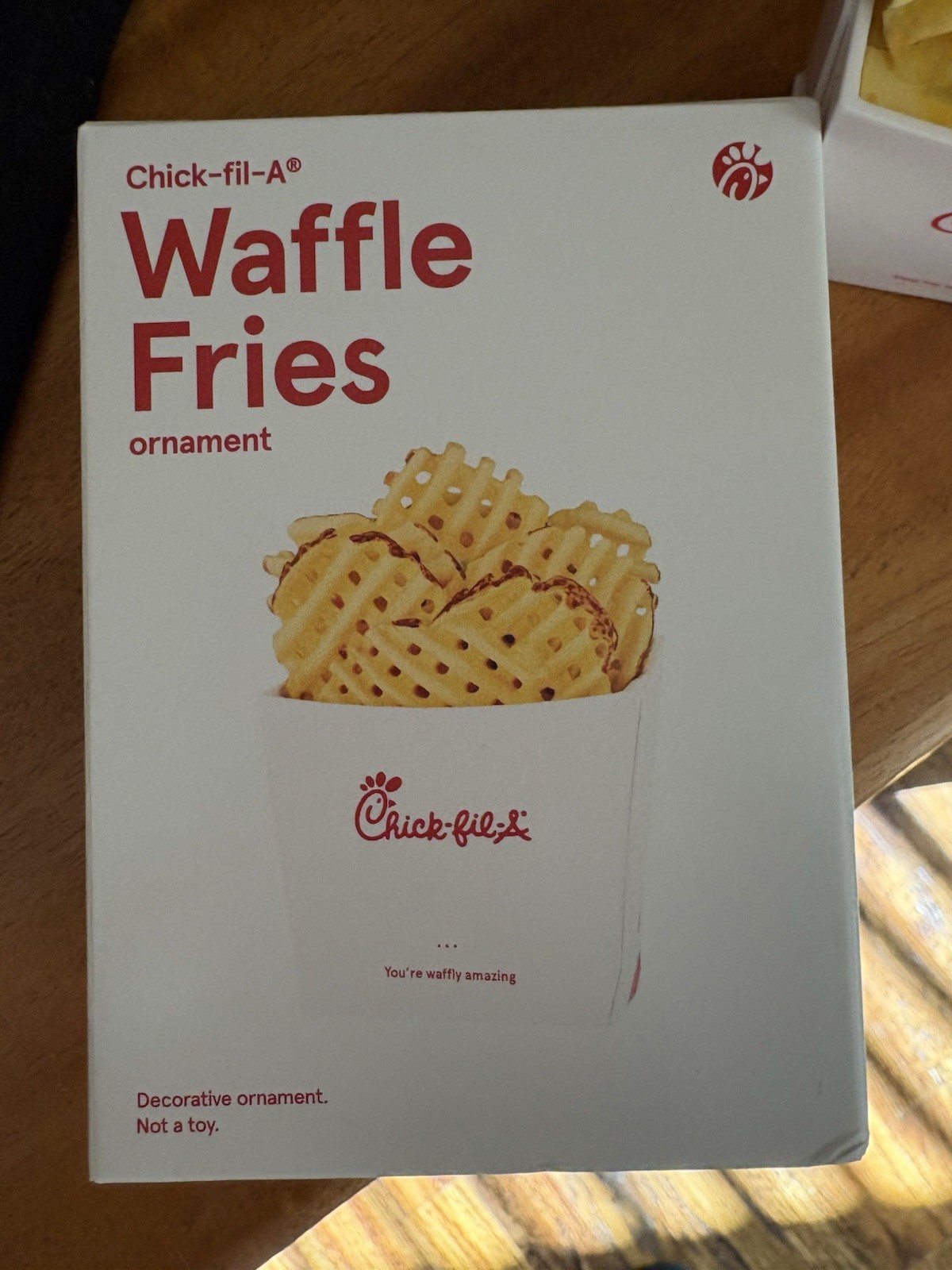 CHICK-FIL-A Christmas 2025 WAFFLE FRIES Ornament