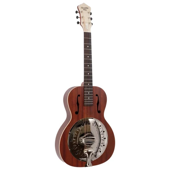 Recording King RR-41-BR Rattlesnake Resonator Guitar - Brown Satin