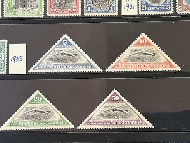 Mozambique Company 1892-1940 Nice Collection Mint Hinged in Stock Sheet 7A080S