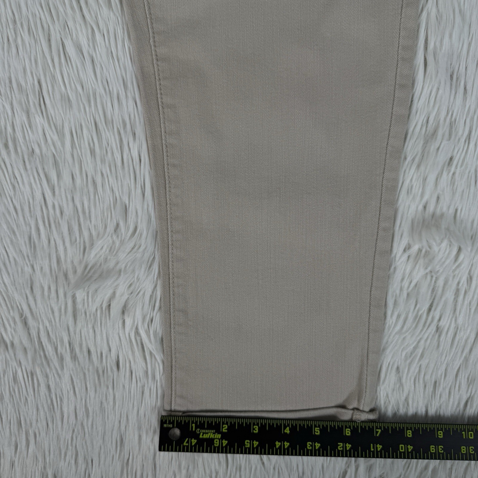 Denizen From Levi's Tan Mid-Rise Cuffed Capri Denim Jeans Women's Size 2