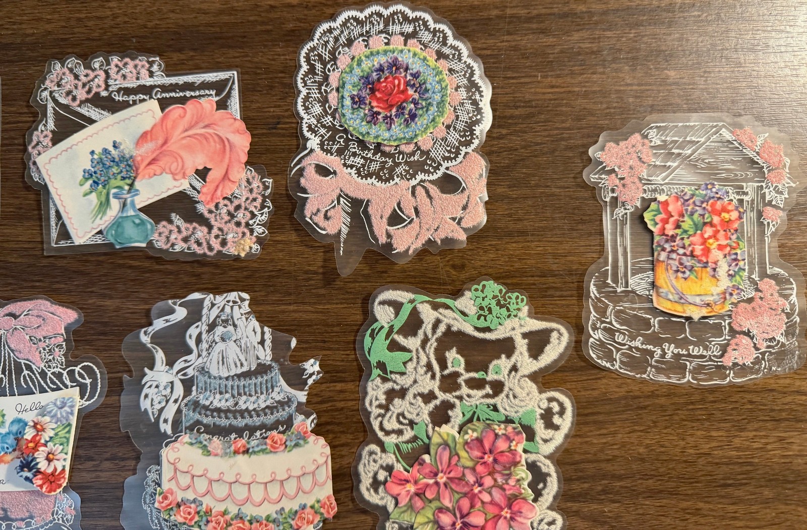 8 SMALL All Occasion Gift Tags or Cards