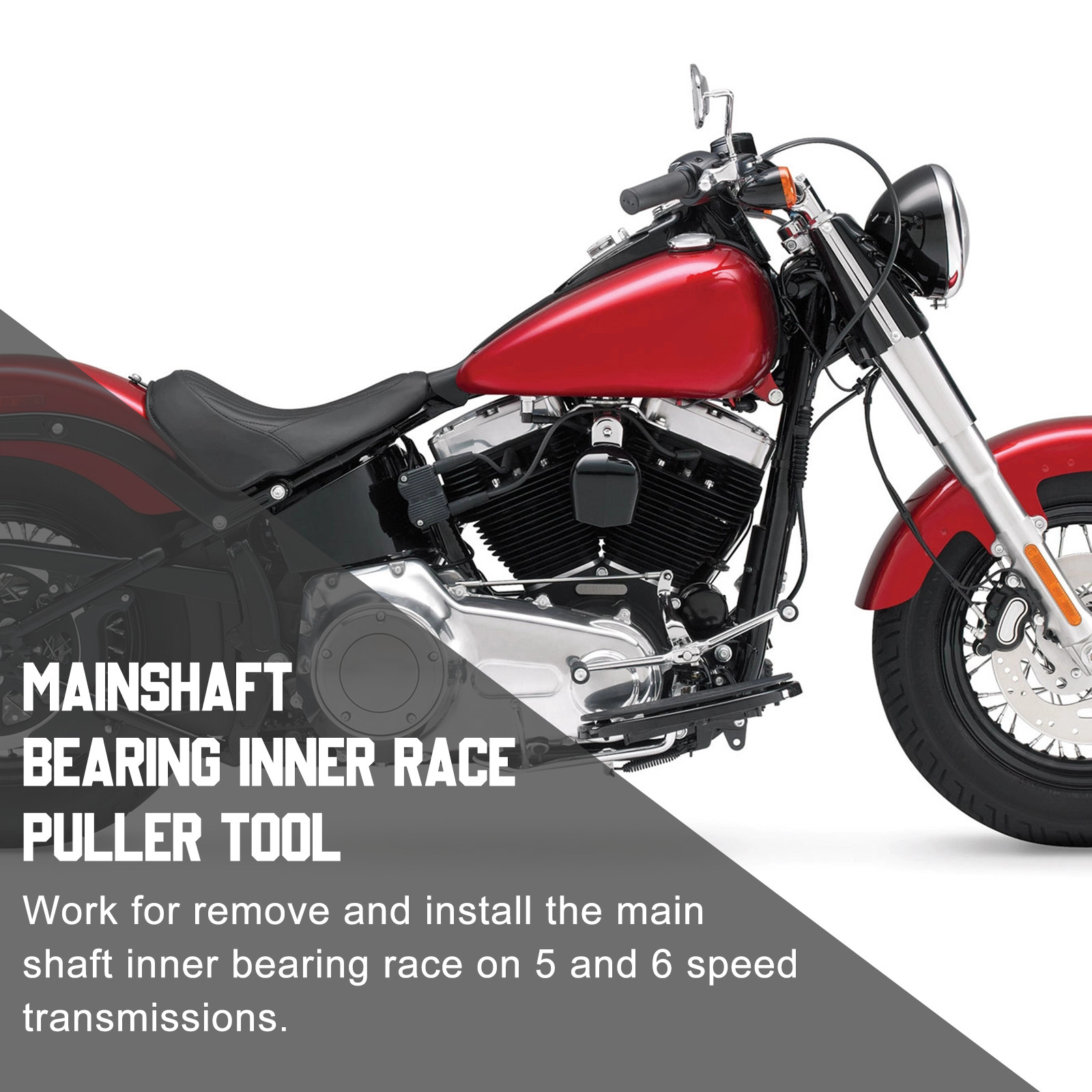 Transmission Mainshaft Inner Bearing Race Tool Puller for Harley Big Twin 1984+