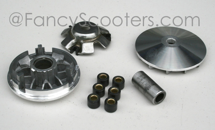 TRANSMISSION CLUTCH PULLEY REBUILD KIT ETON YUKON VIPER 150 ATV W/ UPGRADED BELT